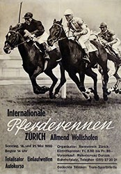 Anonym - Internationale Pferderennen Zürich  