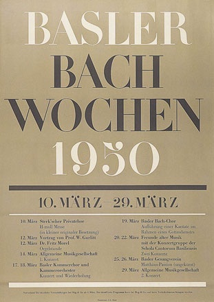 Anonym - Basler Bach Wochen