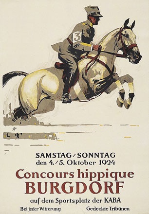 Hugentobler Iwan Edwin - Concours hippique Burgdorf