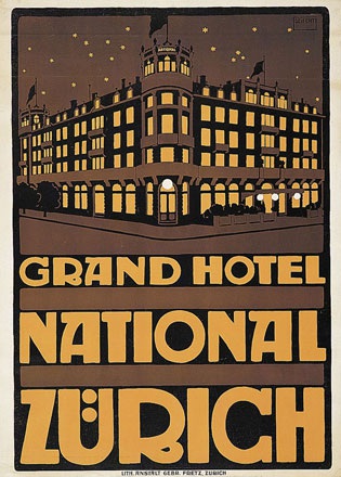 Seifert Hermann Rudolf - Hotel National Zürich