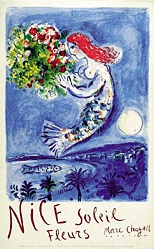 Chagall Marc - Nice - Soleil Fleurs
