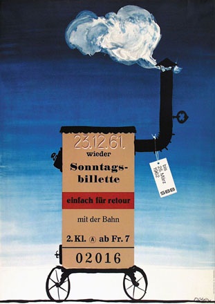 Gfeller Rolf - SBB - Sonntagsbillette