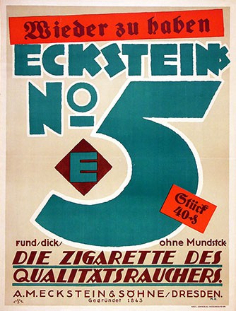 Monogramm K.E. - Eckstein No. 5