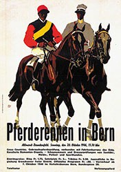 Hugentobler Iwan Edwin - Pferderennen in Bern