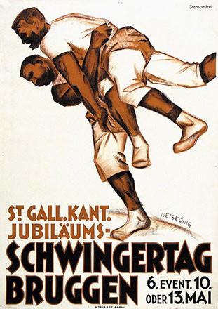 Weiskönig Werner - St. Gall. Kant. Jubiläums-Schwingertag 