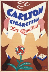 Monogramm K.E. - Carlton Cigaretten
