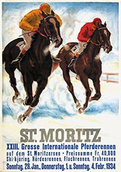 Laubi Hugo - Pferderennen St. Moritz