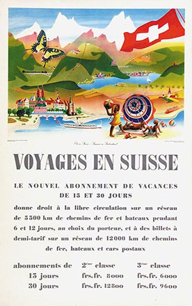 Eidenbenz Willi - Voyages en Suisse