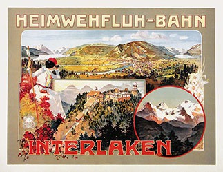 Monogramm M.H. - Heimwehfluh-Bahn