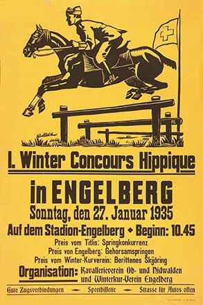 Monogramm F.B. - Concours Hippique Engelberg