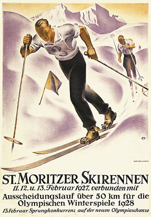 Moos Carl - St. Moritzer Skirennen