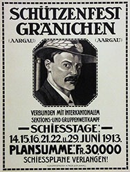 Monogramm F.W. - Schützenfest Gränichen