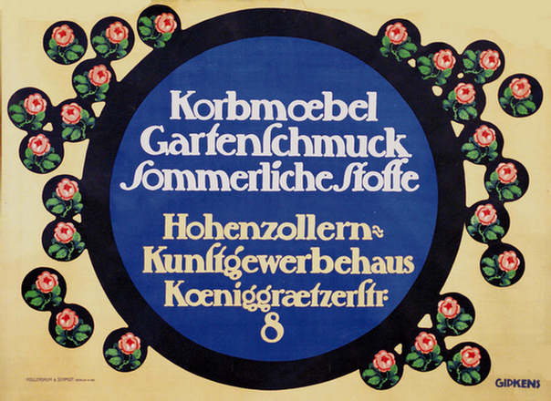 Gipkens Julius E.F. - Korbmöbel - Gartenschmuck