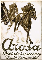 Laubi Hugo - Pferderennen Arosa
