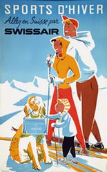 Pletscher Fredy - Swissair - Sports d'hiver