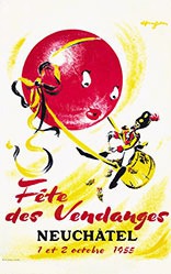Huguenin André - Fête des Vendanges Neuchâtel