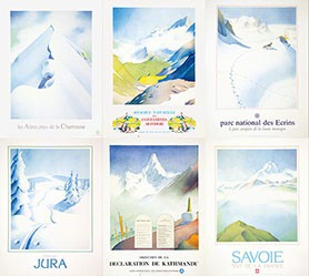 Samivel (Paul Gayet-Tancrède) - diverse Motive (6 Plakate)