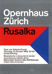 Müller-Brockmann Josef - Opernhaus Zürich