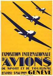 Weber Max - Exposition d'Aviation Genève