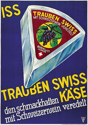 Anonym - Trauben Swiss Käse