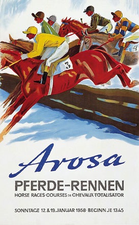 Laubi Hugo - Pferde-Rennen Arosa
