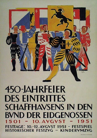 Leu Ernst - 450-Jahrfeier des Eintrittes