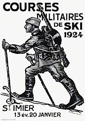 Jeanneret Ernest - Courses militaires de Ski