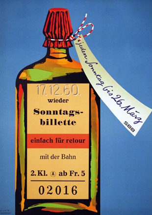 Barth Wolfgang - SBB - Sonntagsbillette