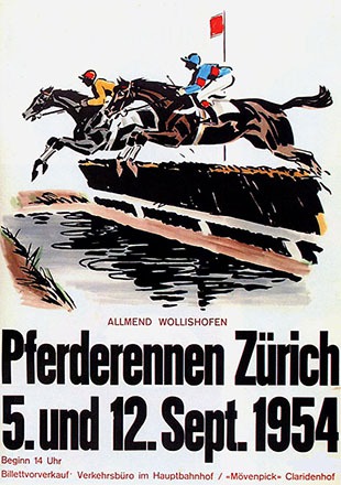 Laubi Hugo - Pferderennen Zürich