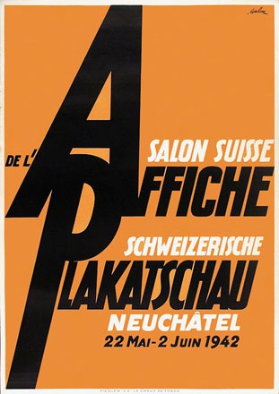 de Coulon Eric - Schweizerische Plakatschau Neuchâtel