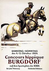 Hugentobler Iwan E. - Concours Hippique Burgdorf