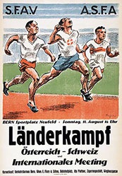 Traffelet Fritz (Friedrich) - Länderkampf Bern
