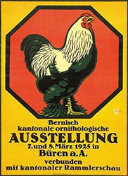 Monogramm F.F. - Ornithologische Ausstellung