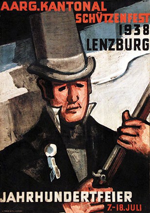 Monogramm W.D. - Schützenfest Lenzburg