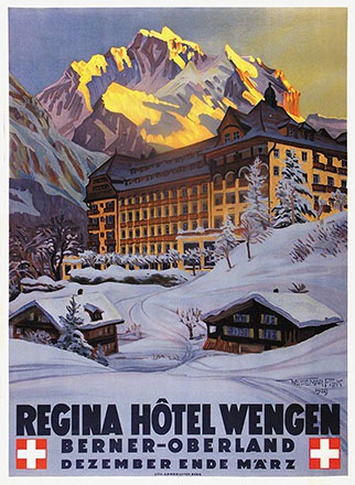 Fink Waldemar Theophil - Hôtel Regina Wengen