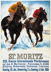 Laubi Hugo - Pferderennen St. Moritz