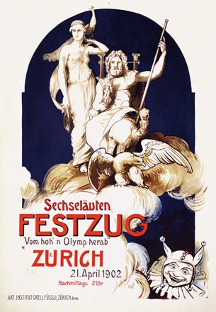 Monogramm A.H. - Sechseläuten Festzug - Zürich