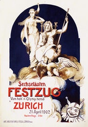 Monogramm A.H. - Sechseläuten Festzug - Zürich