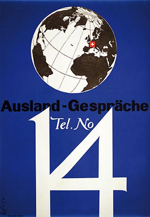 Gauchat Pierre - Ausland-Gespräche Tel. No.14