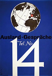 Gauchat Pierre - Ausland-Gespräche Tel. No.14