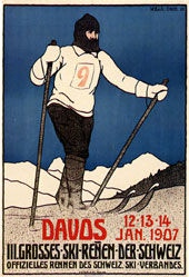 Koch Walther - Ski-Rennen Davos