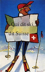 Monnerat Pierre - Qui dit Ski, dit Suisse