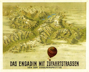 Weber Johannes - Das Engadin mit Zufahrtstrassen