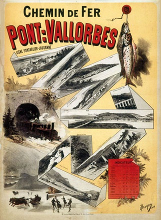 Pfluger Louis - Chemin de Fer Pont Vallorbes