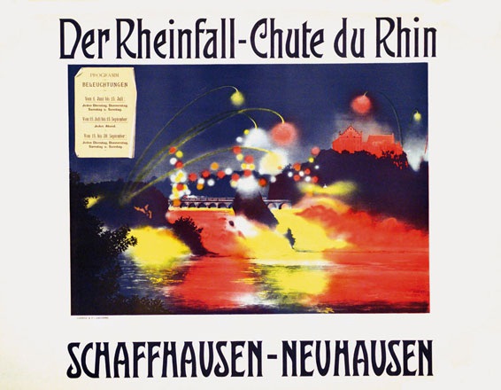 Anonym - Der Rheinfall - Chute du Rhin